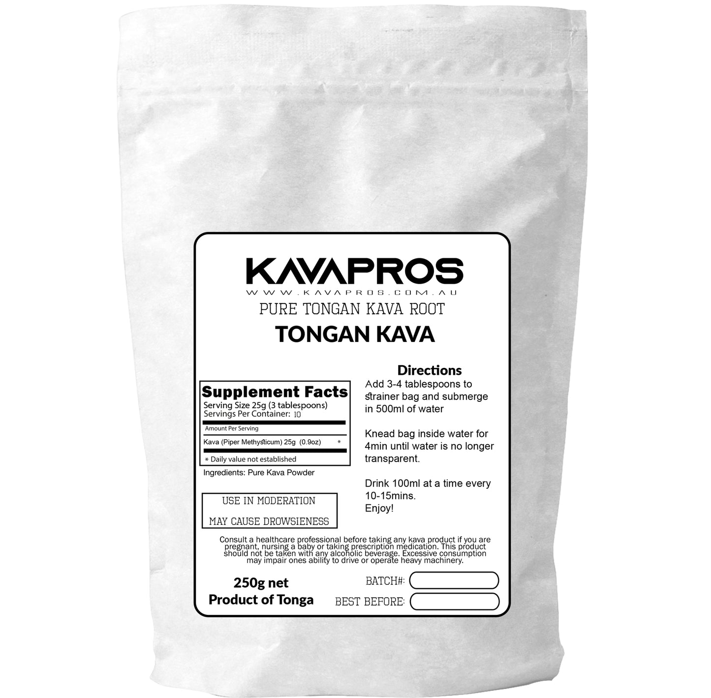 Kava Pros Tongan Kava